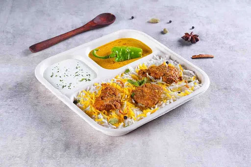 Lucknowi Chicken Biryani Mini Thali (Meal)
