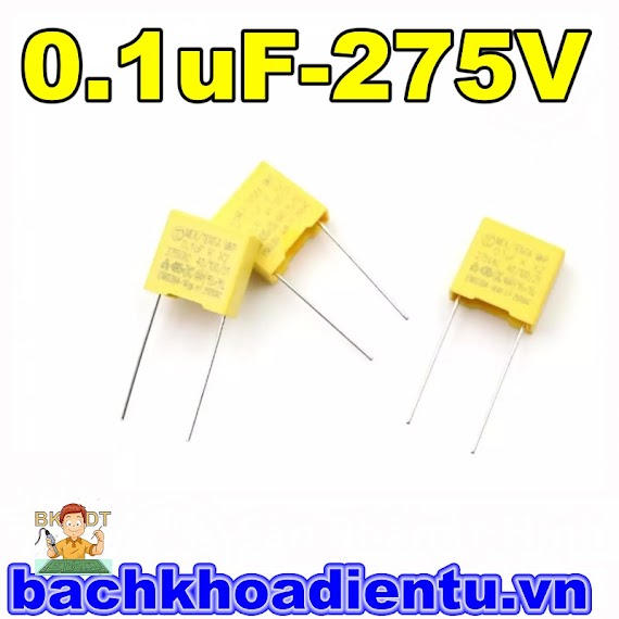 Tụ Lọc Nguồn 0.1Uf 275V Chất Lượng Tốt.