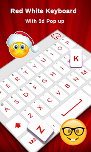 Red White Keyboard For Android,Red Keyboard Themes(圖3)-速報App