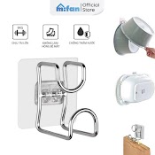 Móc Dán Tường Treo Chậu, Thau , Thớt, Đồ Dùng Phòng Tắm, Nhà Bếp - Inox Thép Không Gỉ Keo Dính Siêu Chắc - Mifan