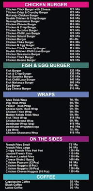 Burger Bistro menu 3