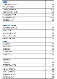 Crispy Cafe menu 1