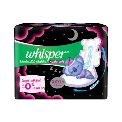 WHISPER SA/PADS KOALA NIGHTS XXXL+ 8PADS