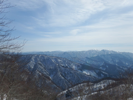 金糞岳方面を望む