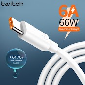 Dây Cáp Sạc Nhanh Twitch Giao Diện Usb Type C 66W 6A