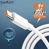 Dây Cáp Sạc Nhanh Twitch Giao Diện Usb Type C 66W 6A