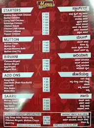 Halli Ruchi menu 2