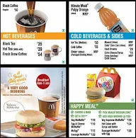 McDonald's menu 5