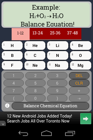 Chem Equation Balance Free