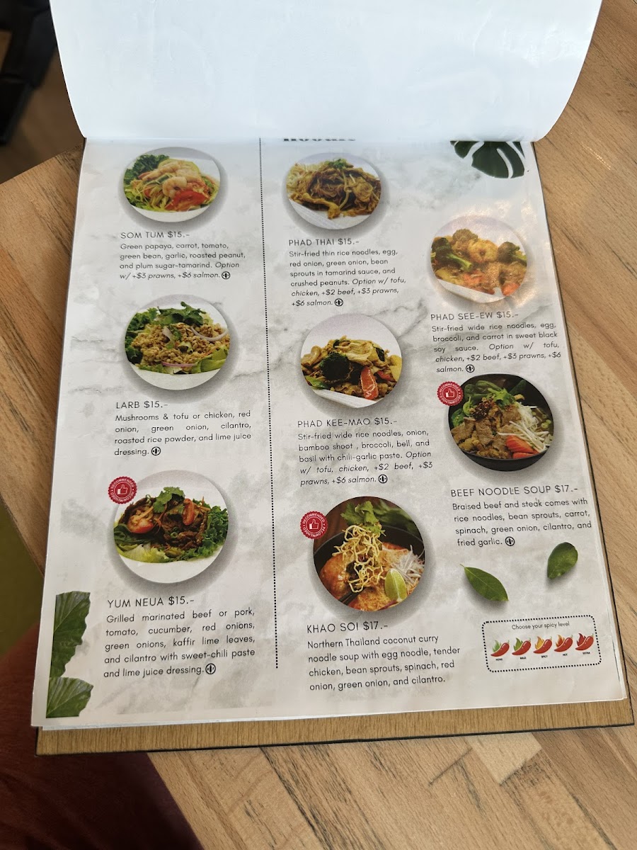 Gluten-Free at Taan Thai Cookery