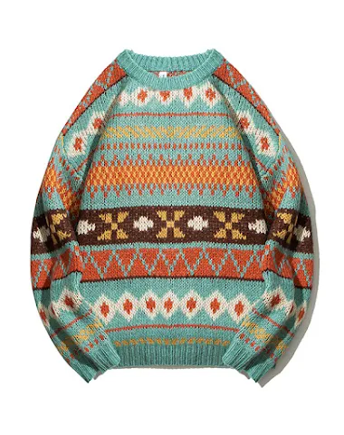 Wear a sweater with a lazy exterior - 0