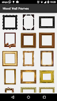 Wood wall photo Frames Screenshot