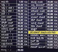 Annapurna Veg menu 2