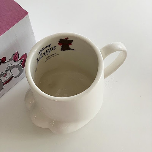 Title 2, Cream Color Cats Paw White Ceramic Water Cute ...