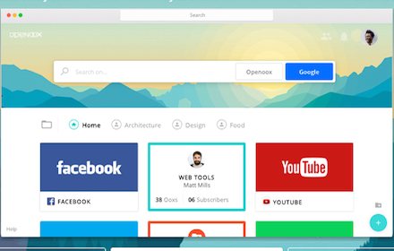 Beautiful & Customizable New Tab Page Openoox Preview image 0