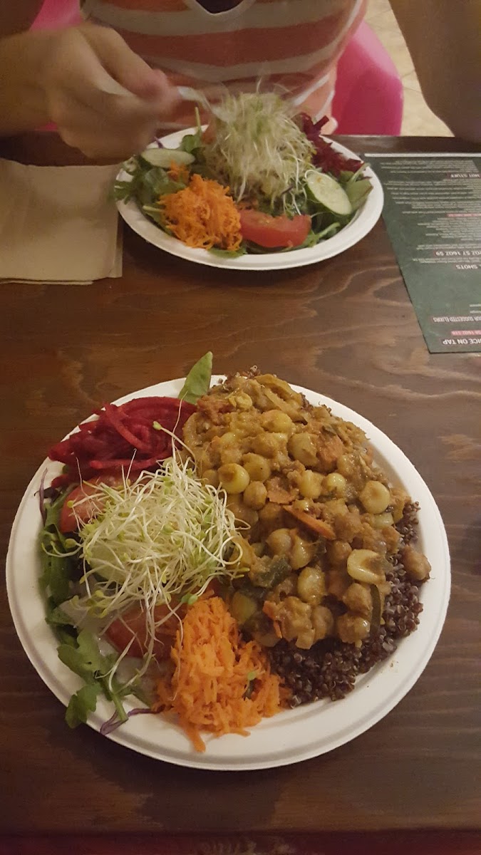 Gluten-Free at Plant Theory Botanical Burger Cafe