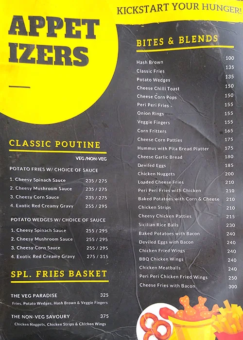 Spatzle Bistro menu 