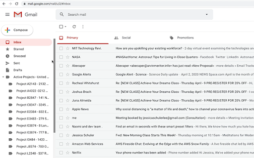 Resize Gmail Sidebar by cloudHQ