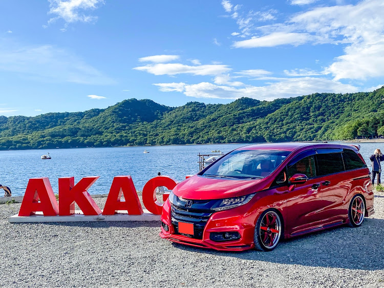 オデッセイのclub.M・群馬県赤城山大沼・AKAGIフォトスポット・県道があんなに狭いとは😱・急がば回れに関するカスタム事例の投稿画像2枚目