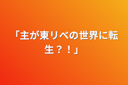 「主が東リべの世界に転生？！」