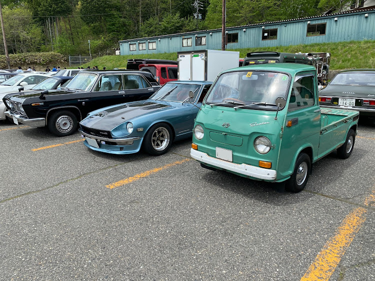マーチの信州サンデーミーティング・プリンス&スカイラインミュージアム・カーズアンドコーヒー・営業車で参加・ジャパンタクシーに関するカスタム事例の投稿画像11枚目