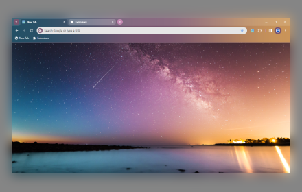 Starry Sky 2 1440p chrome extension