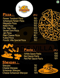 Food's Villa menu 2