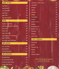 Kuttanad Restaurant menu 2