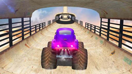 Vertical Ramp - Monster Truck Extreme Stunts