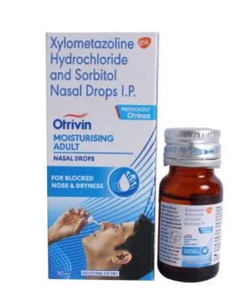 Otrivin Moisturising Adult Nasal Drops 10ml - 10 ml