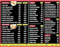 The Kathi Rolls Point menu 1