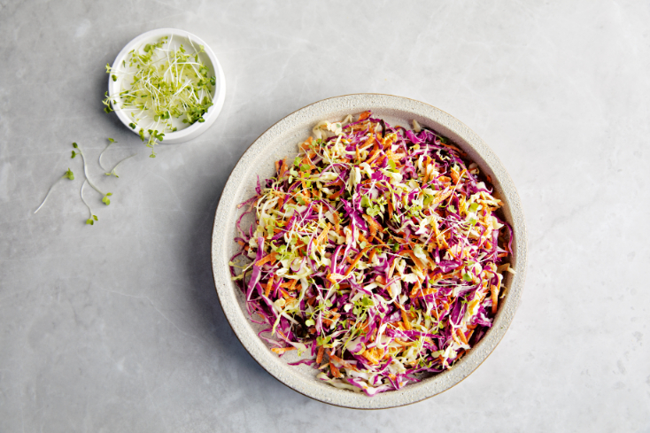 Chef Zola Nene's rainbow slaw.