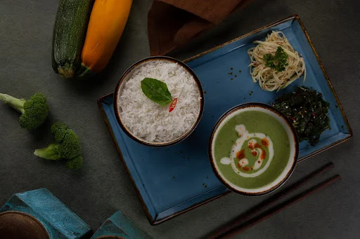 Jain One-Pot Green Thai Curry Wt Steamed Rice