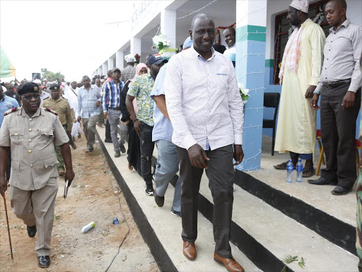 DP William Ruto in Lamu. /DPPS