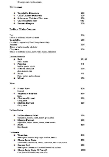 Food Craft Catering menu 