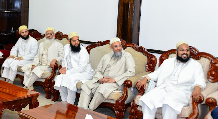 The Dawood Bohra Community representatives during a meeting with President William Ruto at the State House, Nairobi, on November 3,2022.