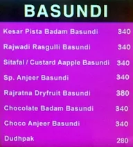 Vipul Dudhiya Sweets menu 2