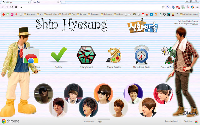 Shin Hyesung-Shinhwa Broadcast chrome extension