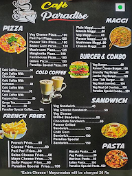 Cafe Paradise menu 2