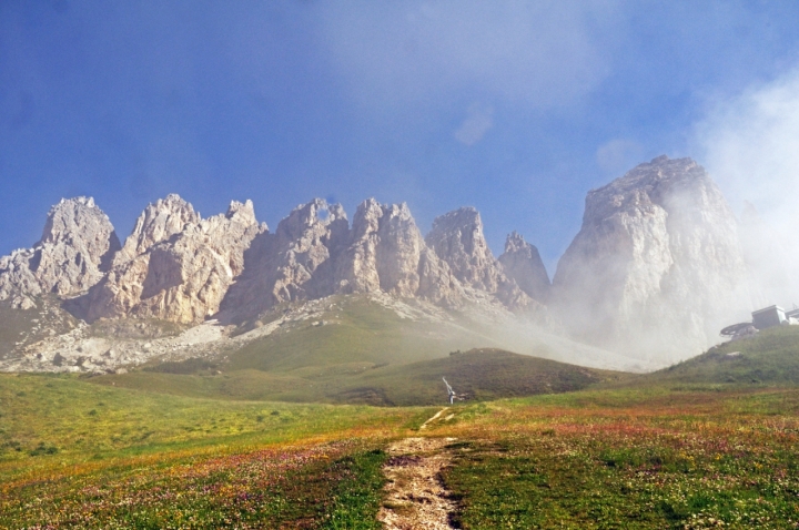 Verso la vetta di borgio