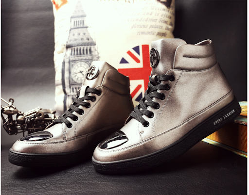 Title 4, Winter Mens High Shoes Short Boots Stay warm a...