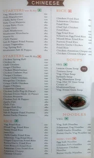 Vasista's Srilakshmi menu 1