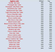 24 Hours Cake Delivery menu 1