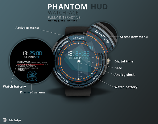 免費下載個人化APP|Phantom Watchface app開箱文|APP開箱王