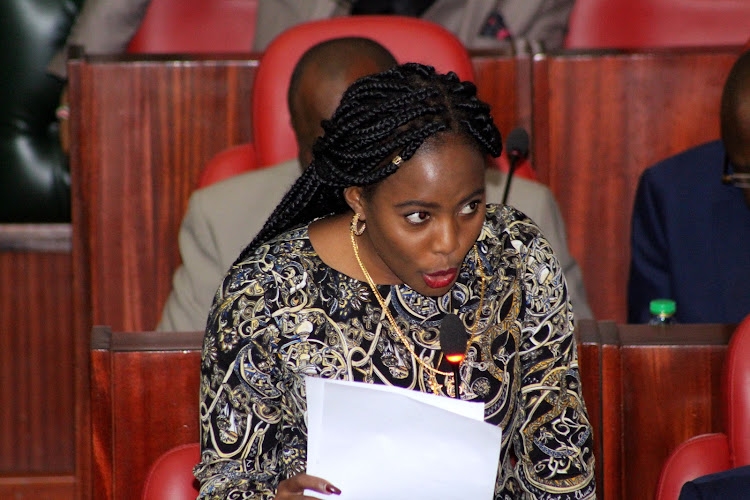 Nairobi County Assembly Ward Development Fund committee chairperson Patricia Mutheu