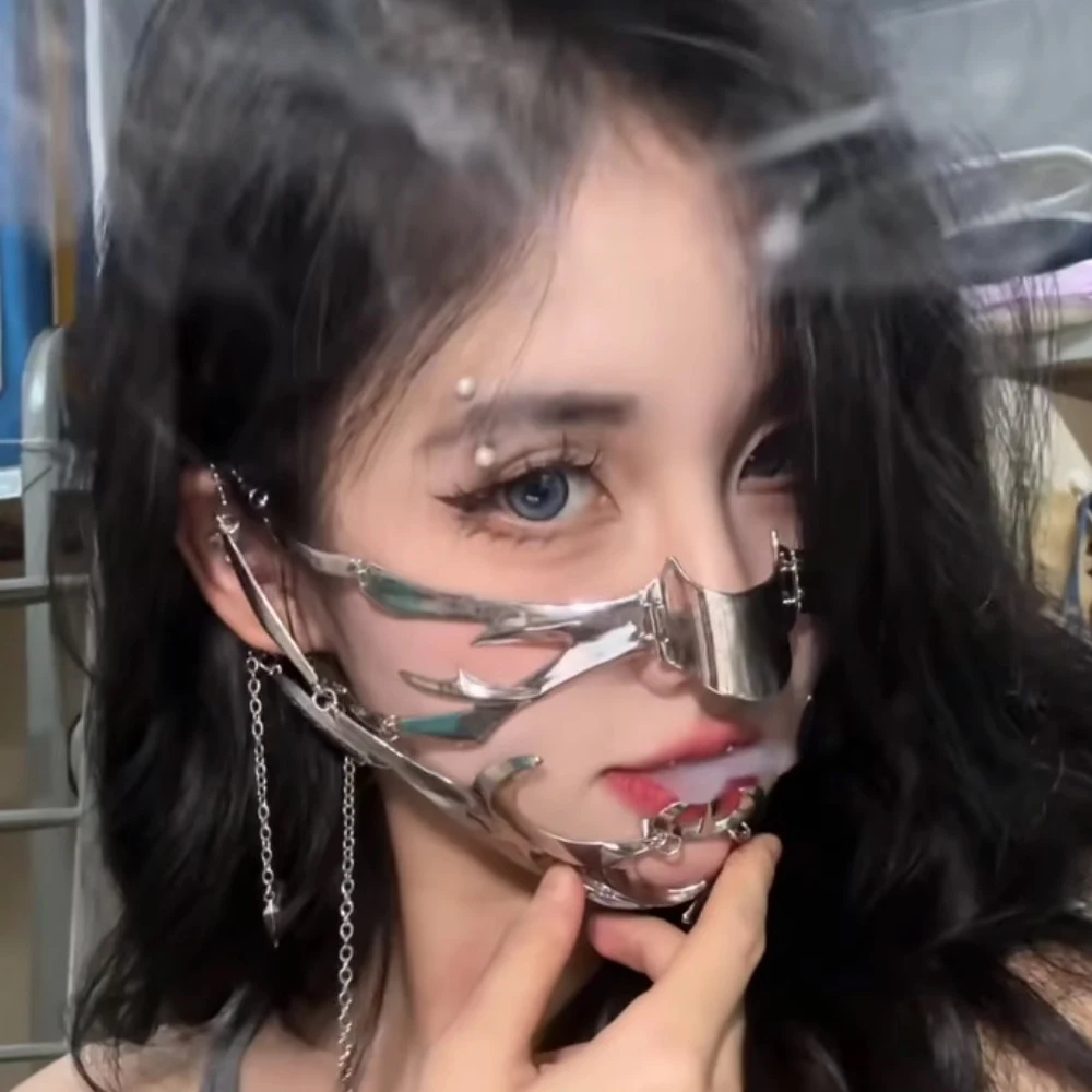 Title 4, Masque Cyberpunk Métal Style Européen et Américain