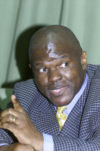 FILE PICTURE: 21 April 2001 Penuell Maduna Minister of Justice following the press conference on the Ellis Park stampede. PHOTO BY LEN KUMALO