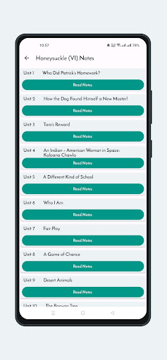 Screenshot Class 6 Notes Offline