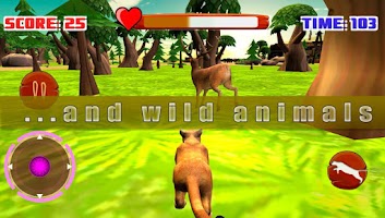 Cougar Simulator 3D Screenshot