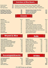 Silbatti menu 3